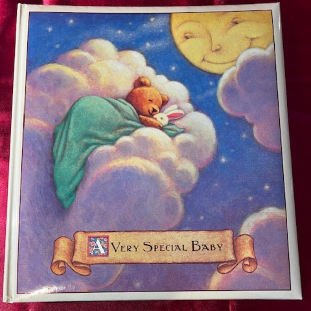 Vintage‎ Hallmark "A Very Special Baby" photo album keepsake storage